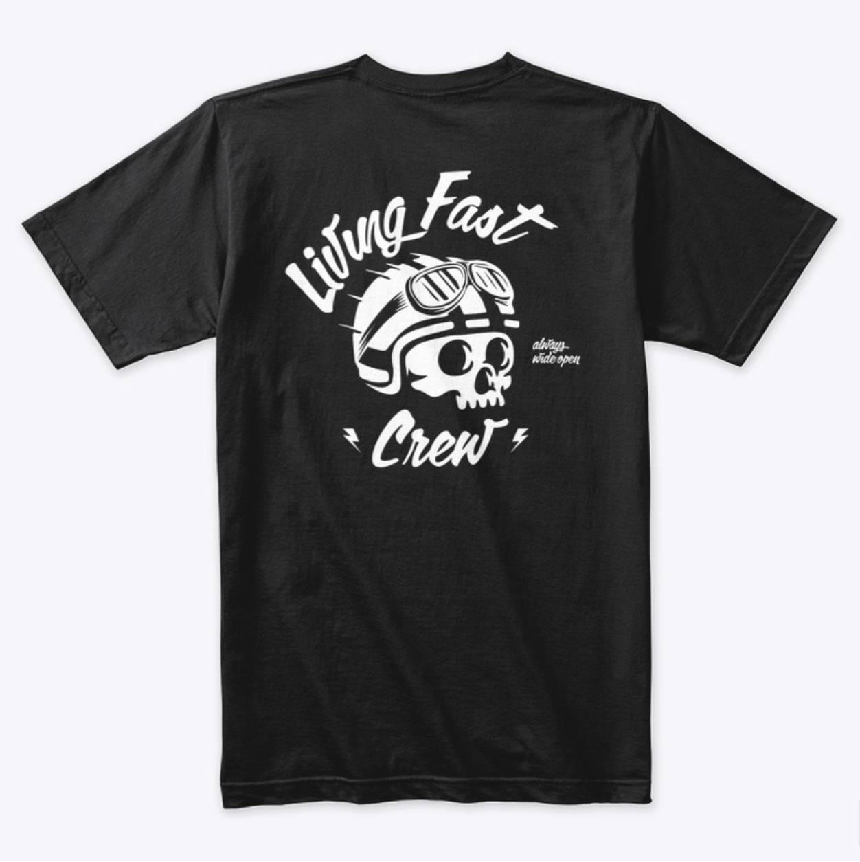 Living Fast Black Premium Tee